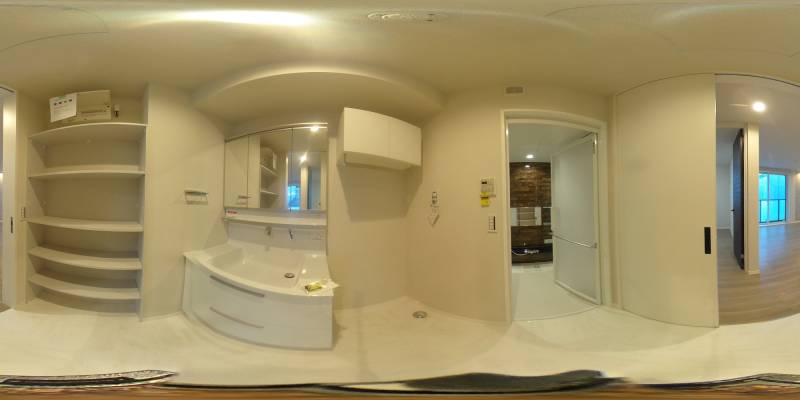 パノラマ画像洗面所