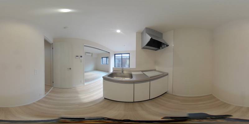 パノラマ画像キッチン