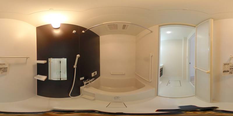 パノラマ画像バスルーム