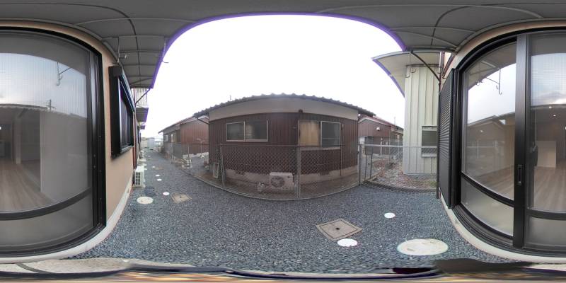 パノラマ画像バルコニー