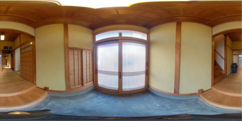 パノラマ画像玄関