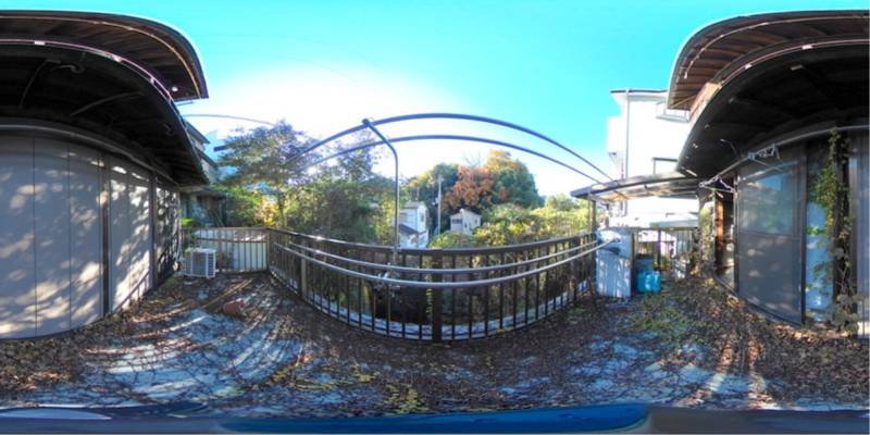 パノラマ画像バルコニー