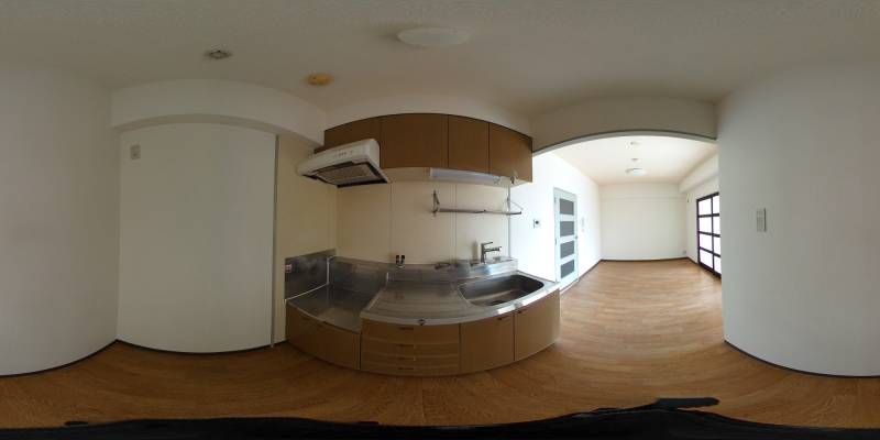 パノラマ画像キッチン