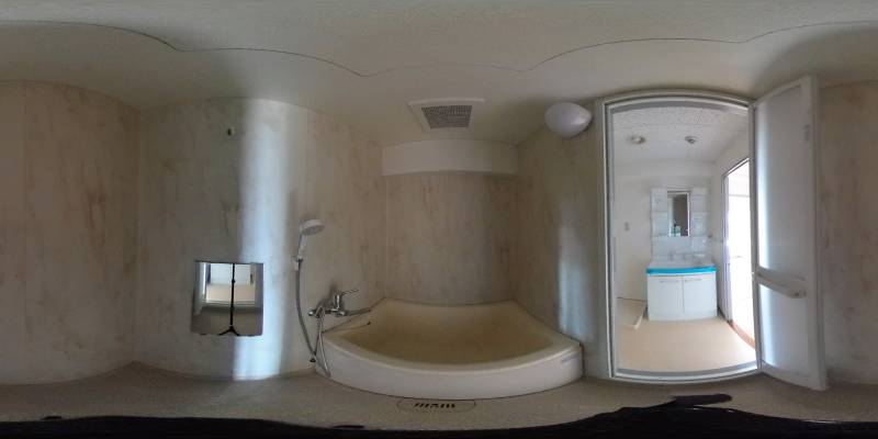 パノラマ画像バスルーム