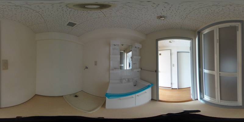 パノラマ画像洗面所