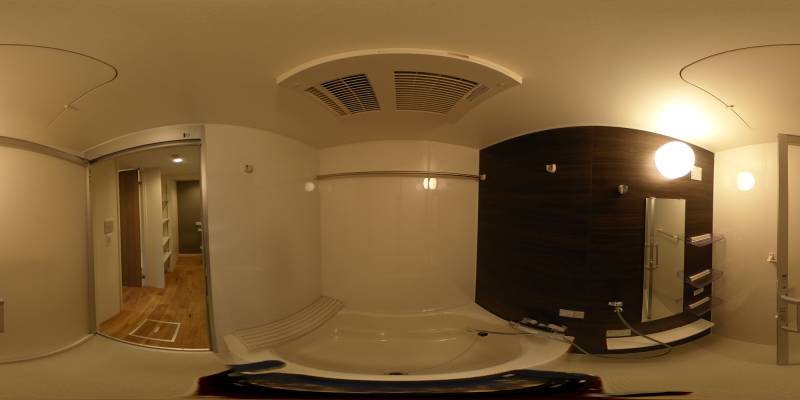 パノラマ画像バスルーム