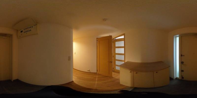 パノラマ画像玄関