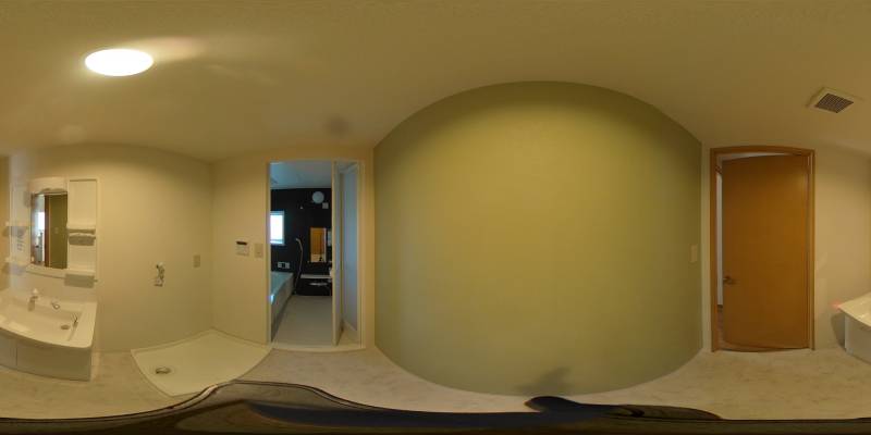 パノラマ画像洗面所