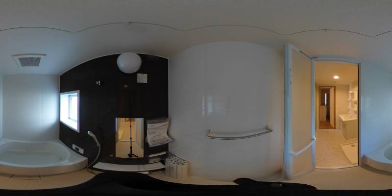 パノラマ画像バスルーム