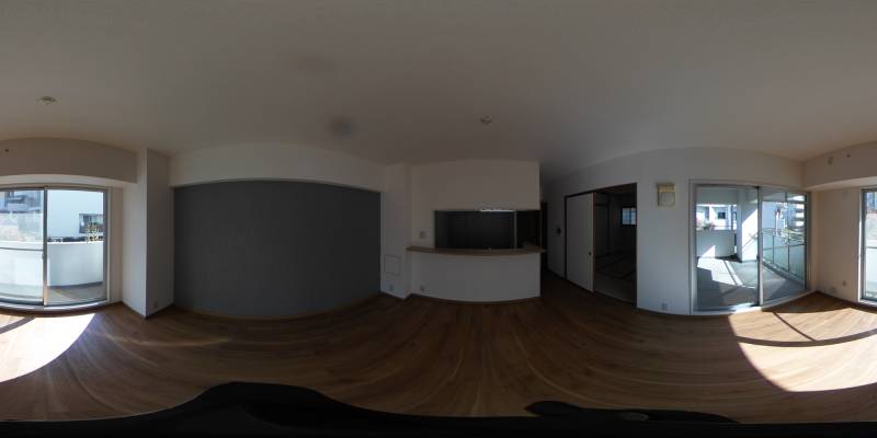 パノラマ画像リビング