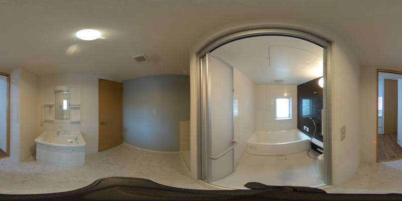 パノラマ画像洗面所