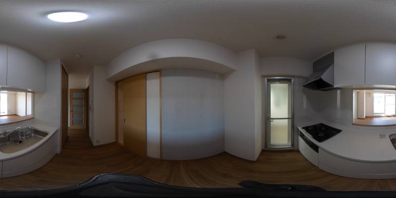 パノラマ画像キッチン