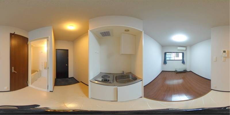 パノラマ画像キッチン