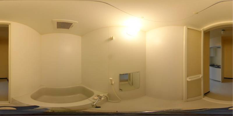 パノラマ画像バスルーム