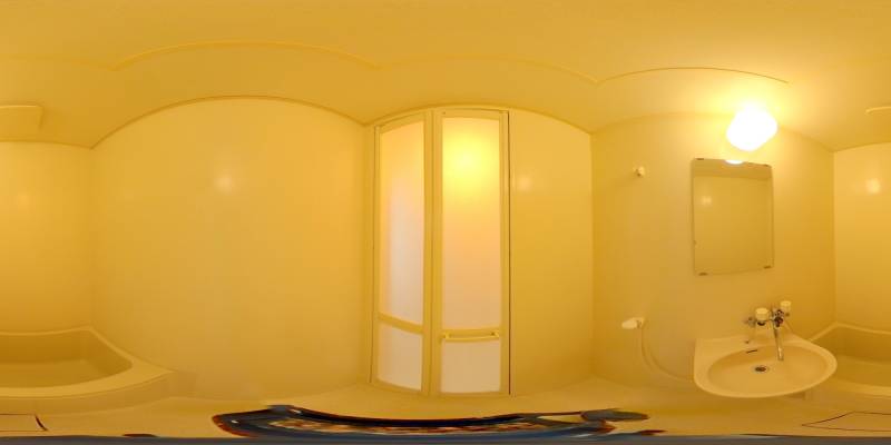 パノラマ画像バスルーム