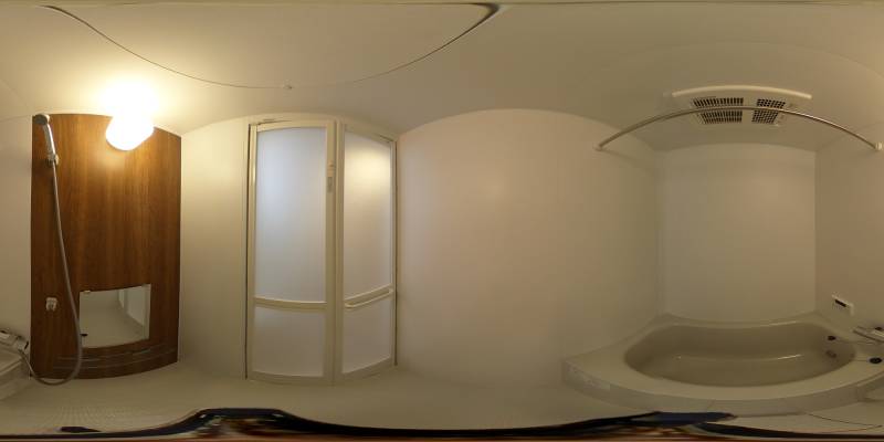 パノラマ画像バスルーム