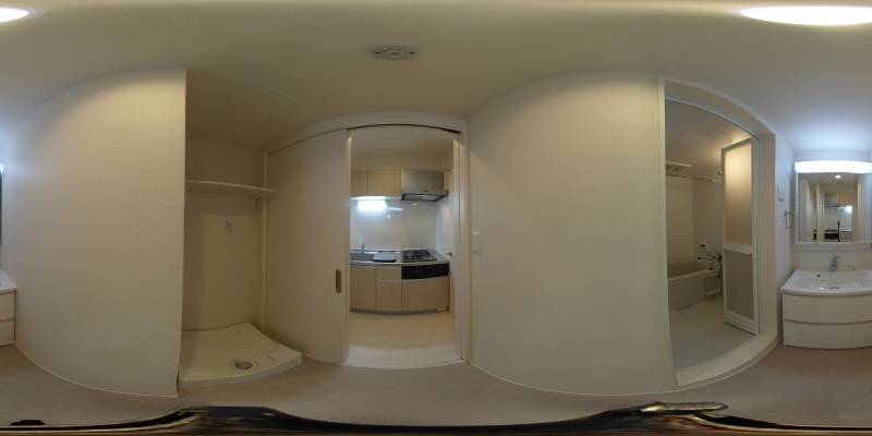 パノラマ画像洗面所