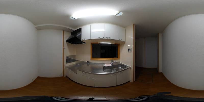 パノラマ画像キッチン