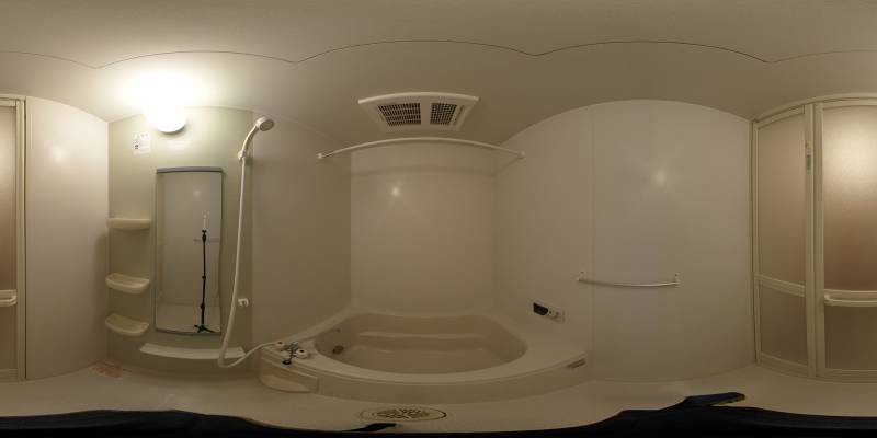 パノラマ画像バスルーム