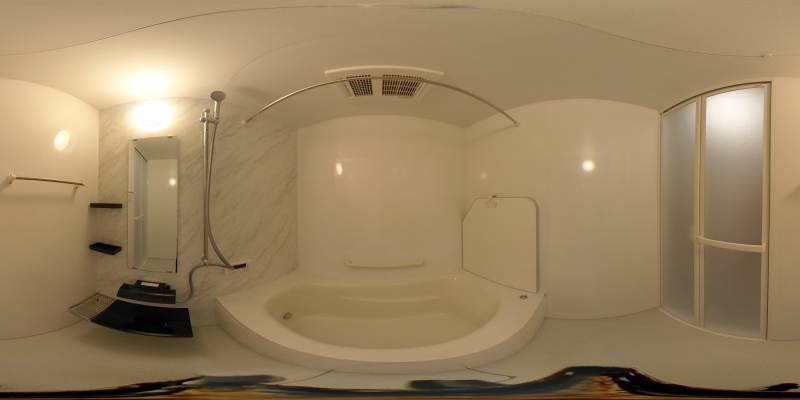 パノラマ画像バスルーム