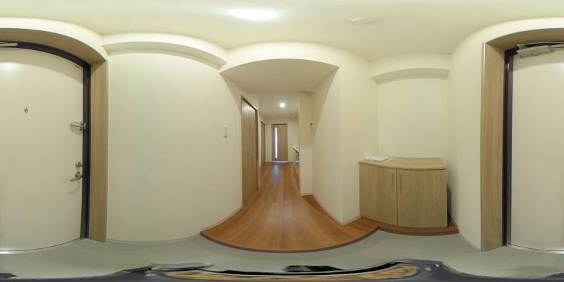 パノラマ画像玄関