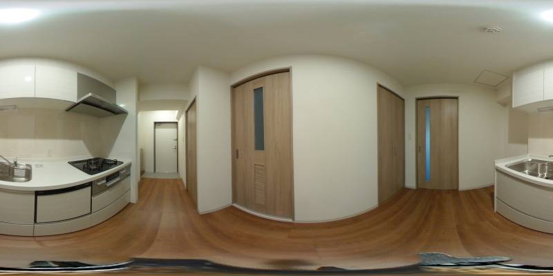 パノラマ画像キッチン