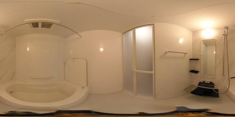 パノラマ画像バスルーム