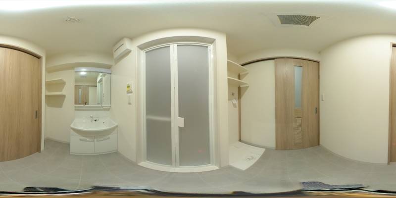 パノラマ画像洗面所