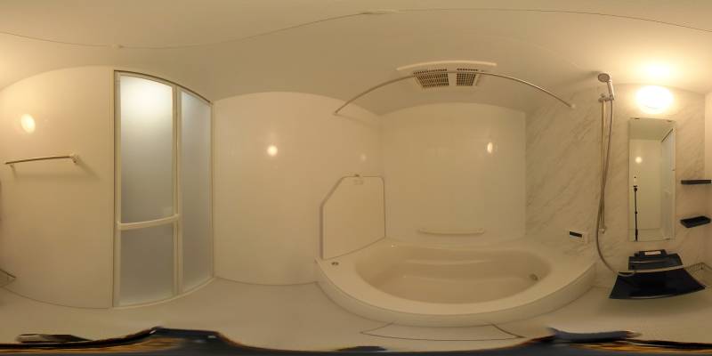パノラマ画像バスルーム