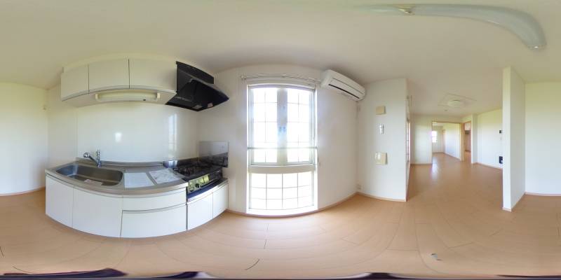 パノラマ画像キッチン