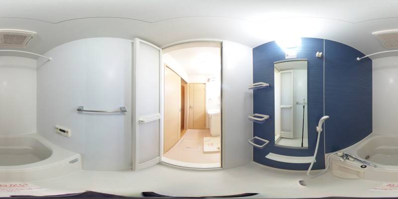 パノラマ画像バスルーム