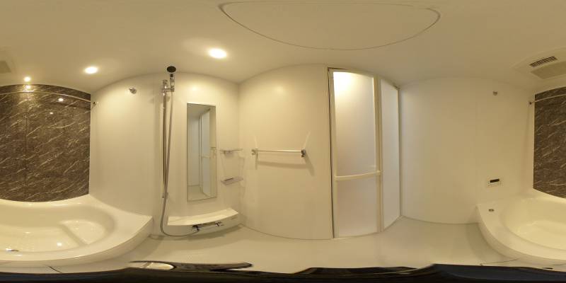 パノラマ画像バスルーム