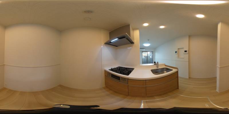 パノラマ画像キッチン