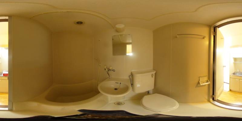 パノラマ画像バスルーム