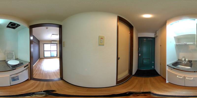 パノラマ画像キッチン