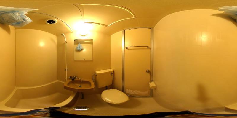 パノラマ画像バスルーム