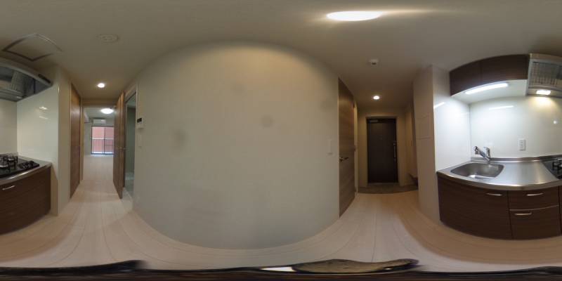 パノラマ画像キッチン