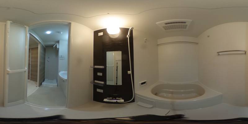 パノラマ画像バスルーム