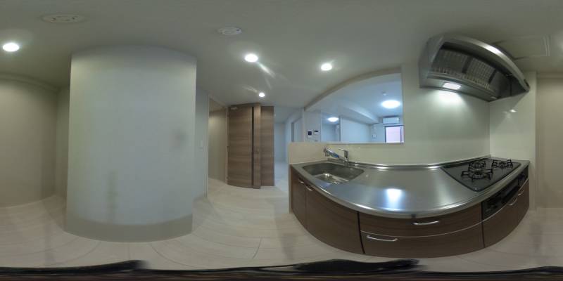 パノラマ画像キッチン