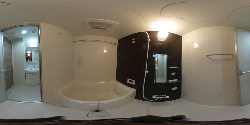 パノラマ画像バスルーム