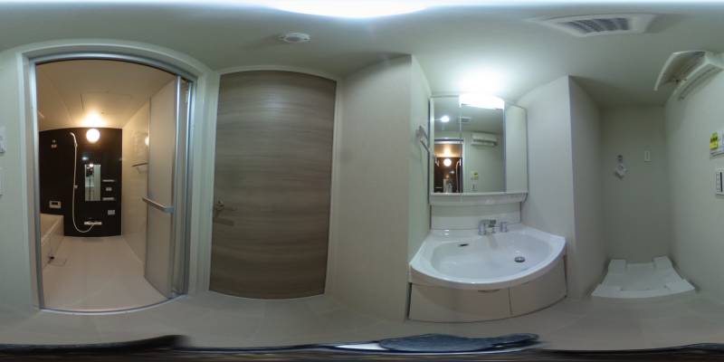 パノラマ画像洗面所