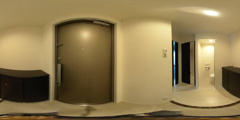 パノラマ画像玄関