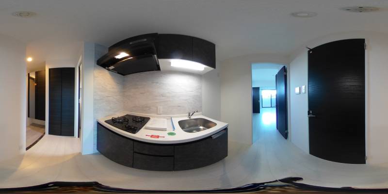 パノラマ画像キッチン