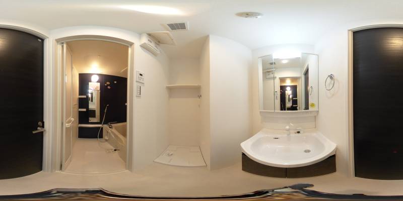 パノラマ画像洗面所