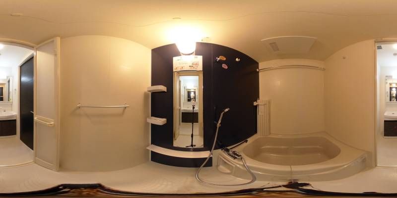 パノラマ画像バスルーム