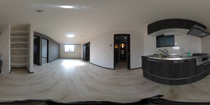 パノラマ画像キッチン