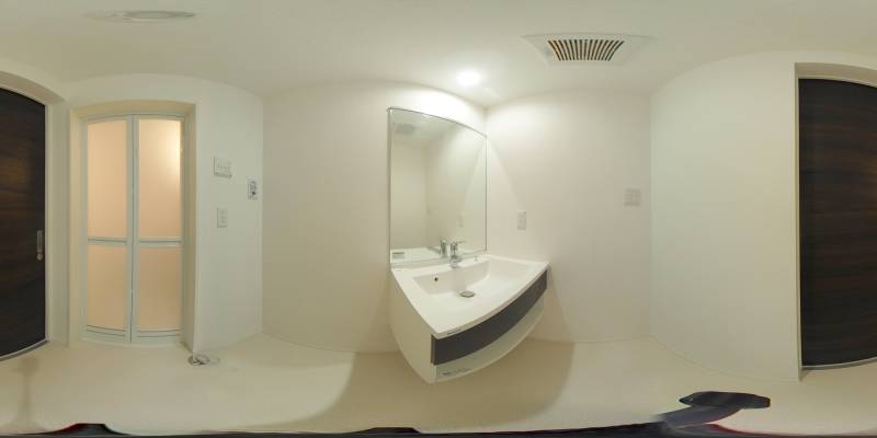 パノラマ画像洗面所