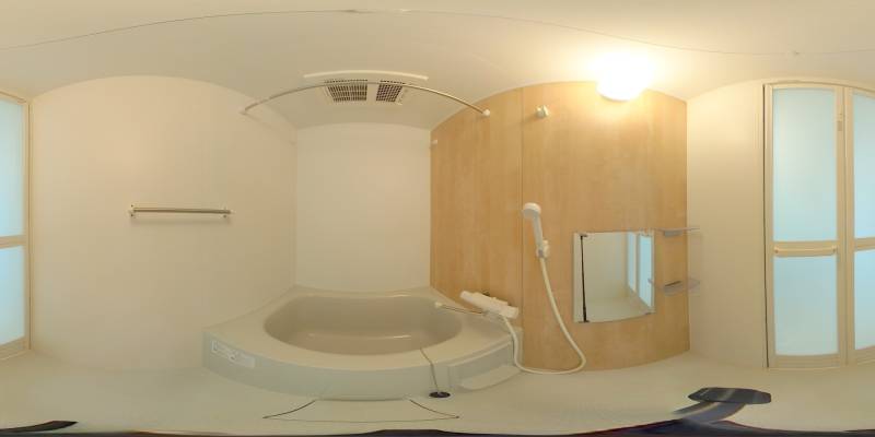 パノラマ画像バスルーム