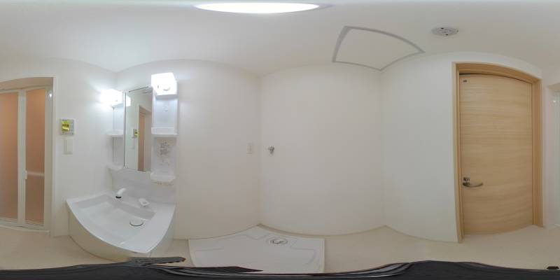 パノラマ画像洗面所