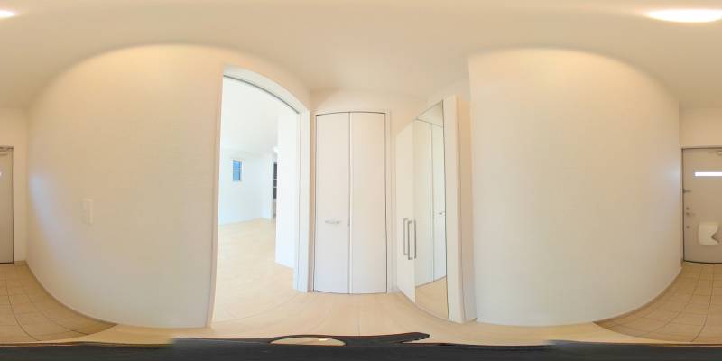 パノラマ画像玄関